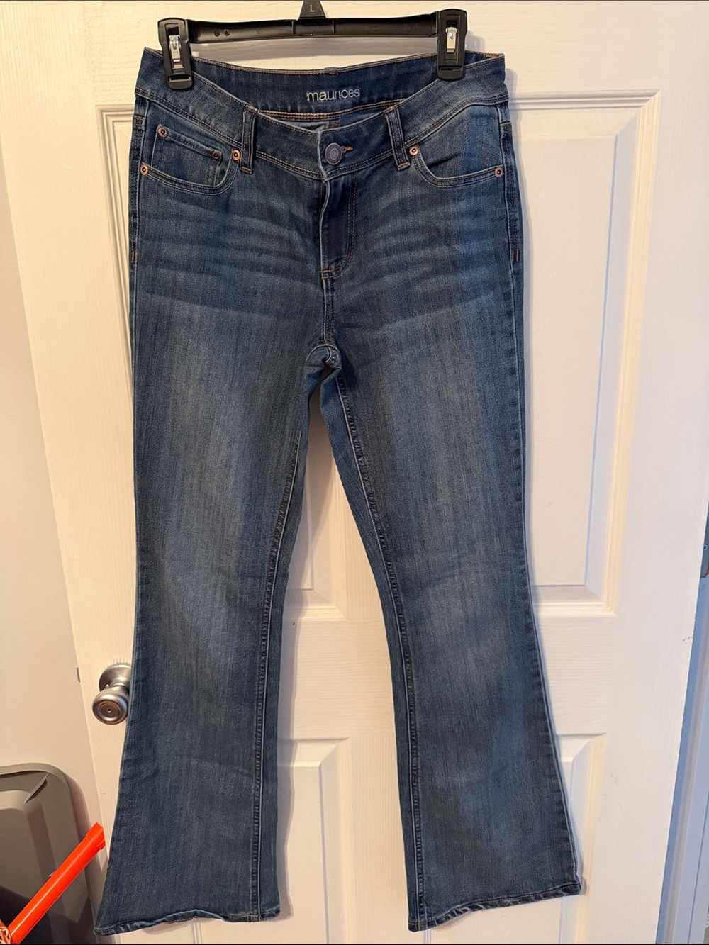 Maurices Women's Medium Blue Wide Leg Jeans